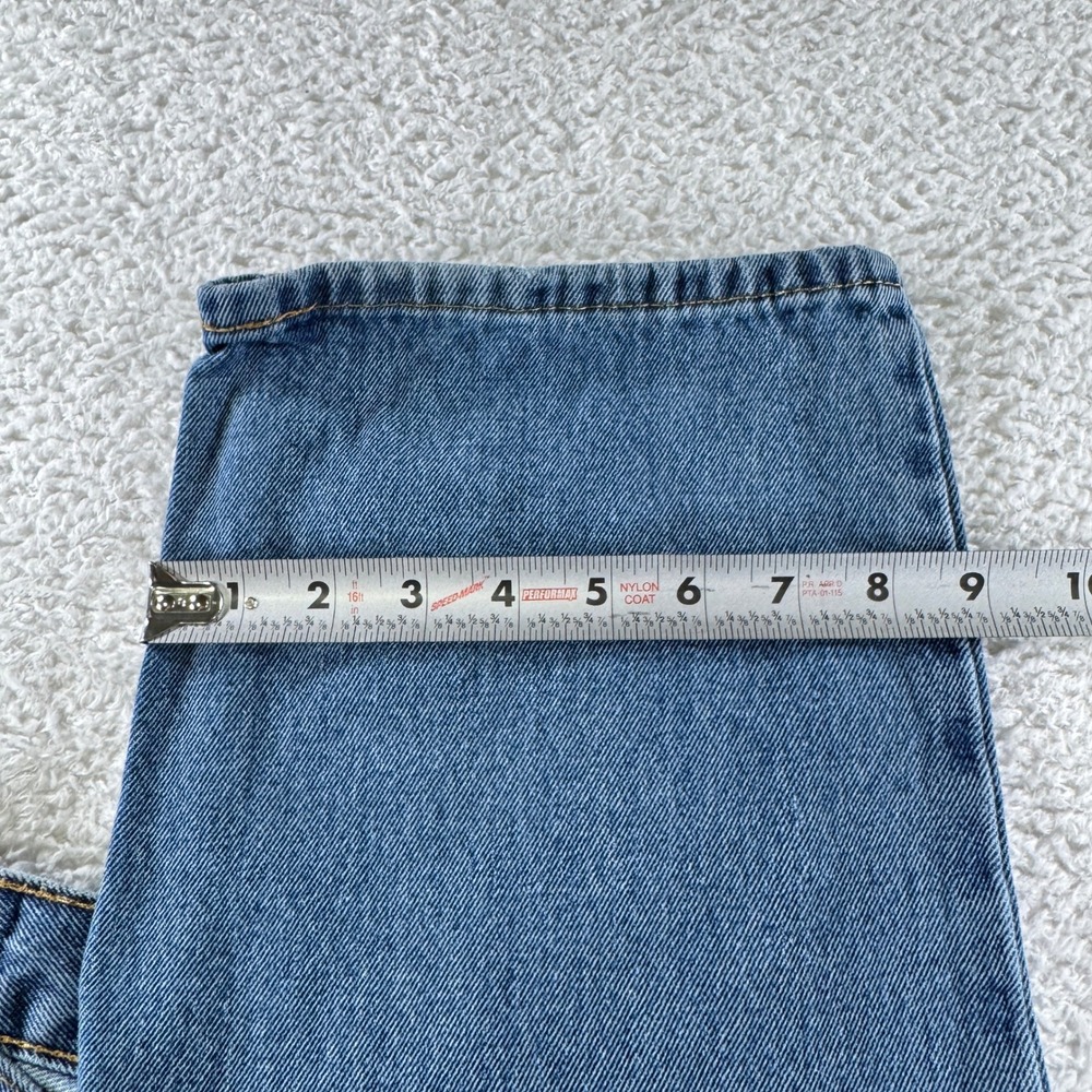 Levis 550 Relaxed Fit Straight Mens Tag 36x34 Western Medium Blue Denim - Picture 8 of 10